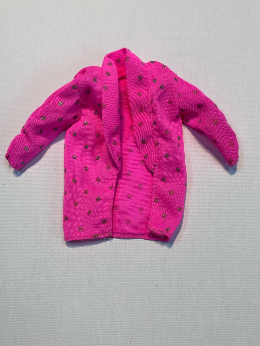 ⭐️3 for 20 sale. Vintage 1986 Barbie & The Rockers Hot Pink Glitter Dot Jacket